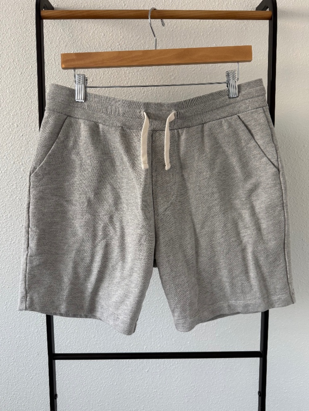 French Terry Sweat Shorts - Heather Grey
